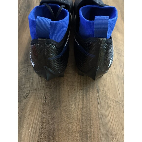 Nike Vapor Edge Pro 360 Black Blue Men Size 14 Football Cleats CV6345-002